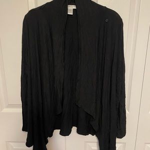 Motherhood Maternity Nursing Wrap Sweater Size S/M Black